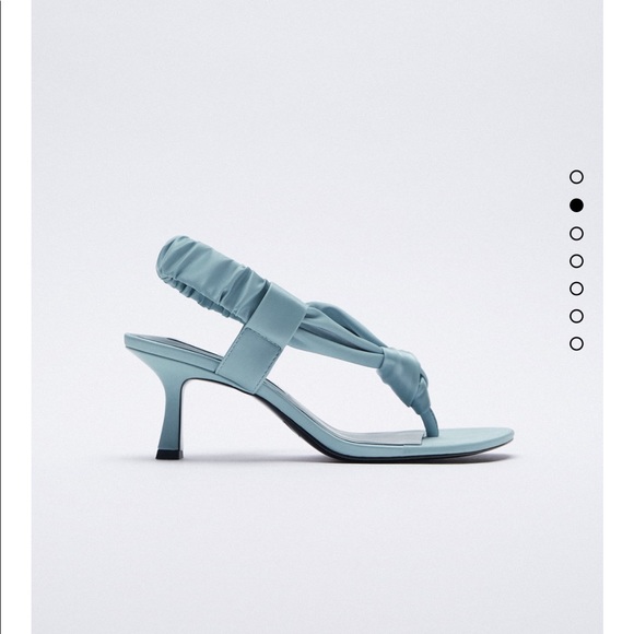 Zara high heels sandals bloggers fav